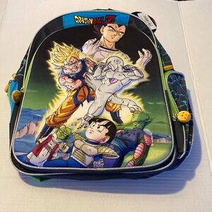 DragonBall Z Anime 3D Backpack Embossed Fantasy Character 4 Pockets Zippers New